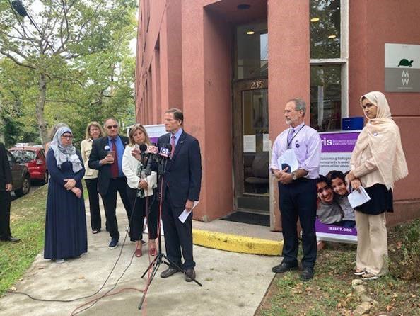 Blumenthal joined refugee resettlement groups and Afghan refugees in New Haven to announce new bipartisan, bicameral legislation that will allow Afghan allies with temporary legal status to apply for permanent legal status in the United States.